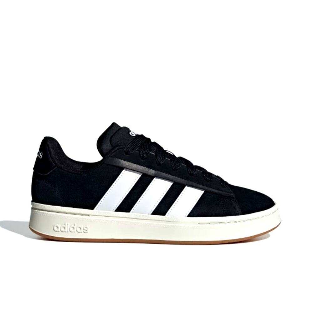 Adidas Grand Court Alpha Athletic Shoes Core Black Cloud White Gum Size 10